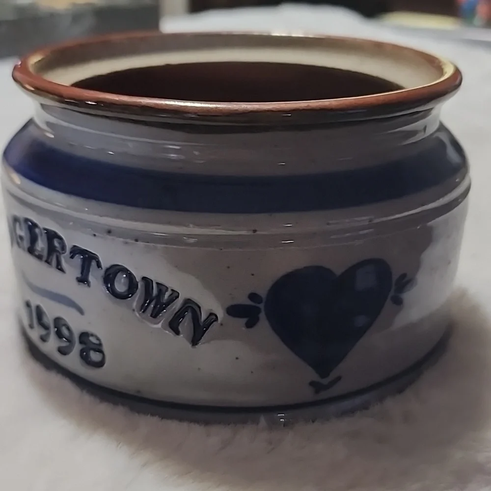 ESSIG VINTAGE  SALT GLAZED  POTTERY.  YEAGERTOWN  1998. - Picture 3 of 7